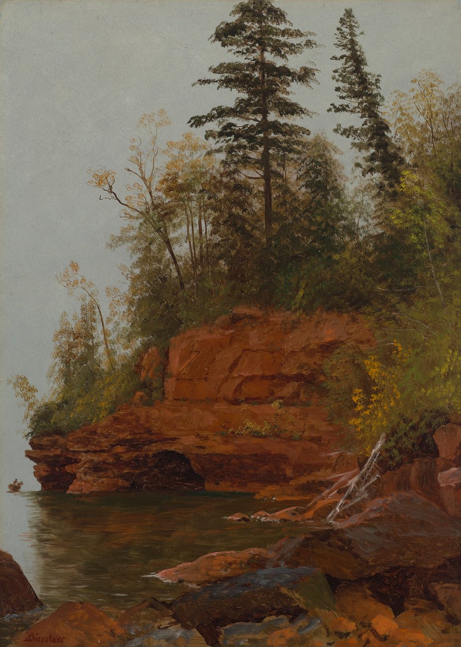 A Rocky Cove tekijältä Albert Bierstadt