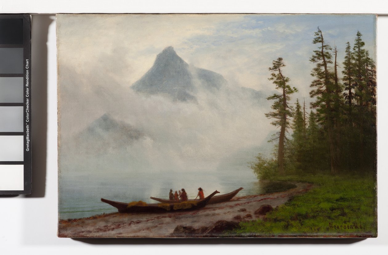 Alaska, n. 1889 (öljy kankaalle) tekijältä Albert Bierstadt