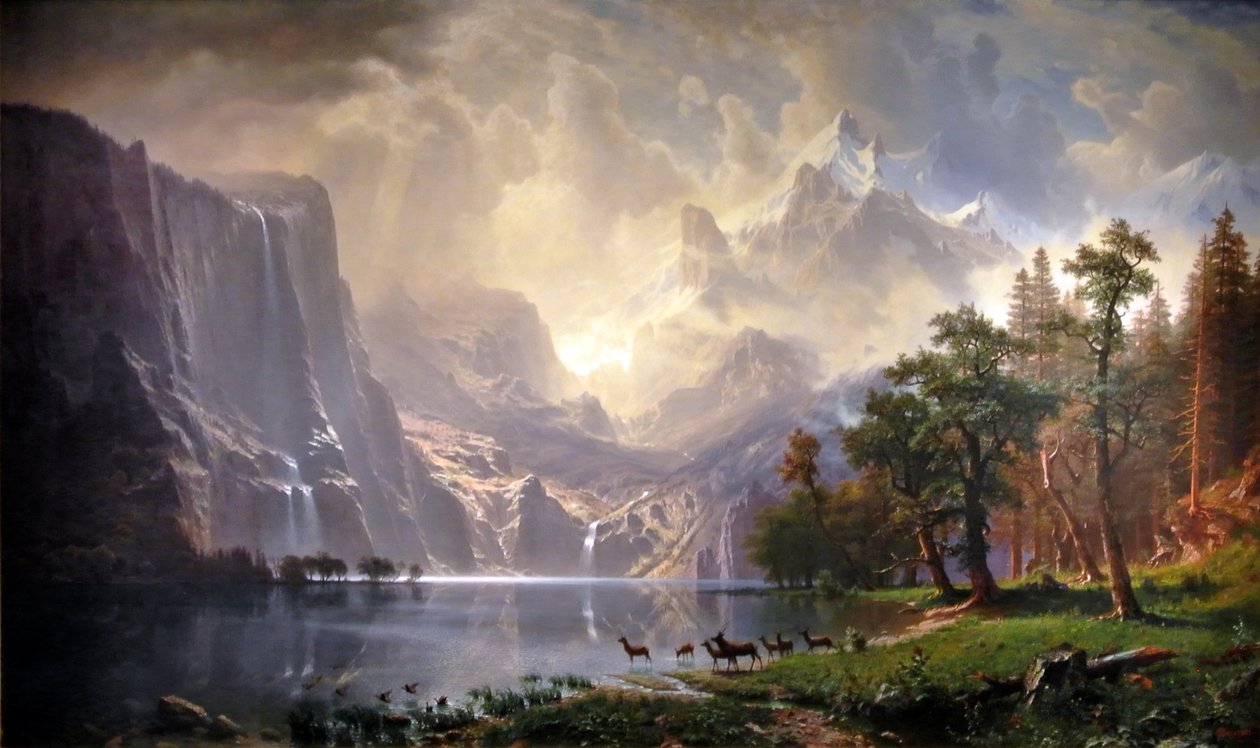 Sierra Nevada, Kalifornia tekijältä Albert Bierstadt