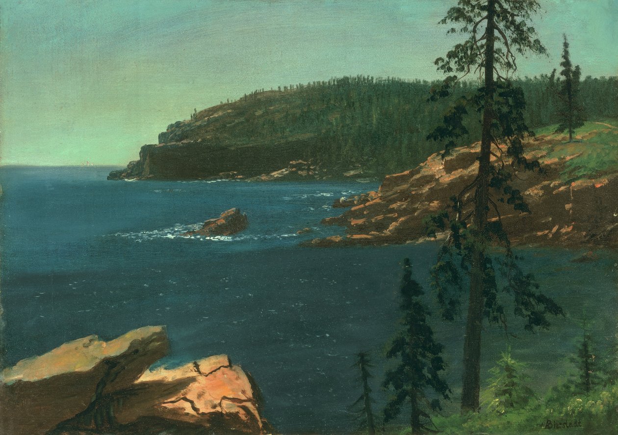 Kalifornian rannikko tekijältä Albert Bierstadt