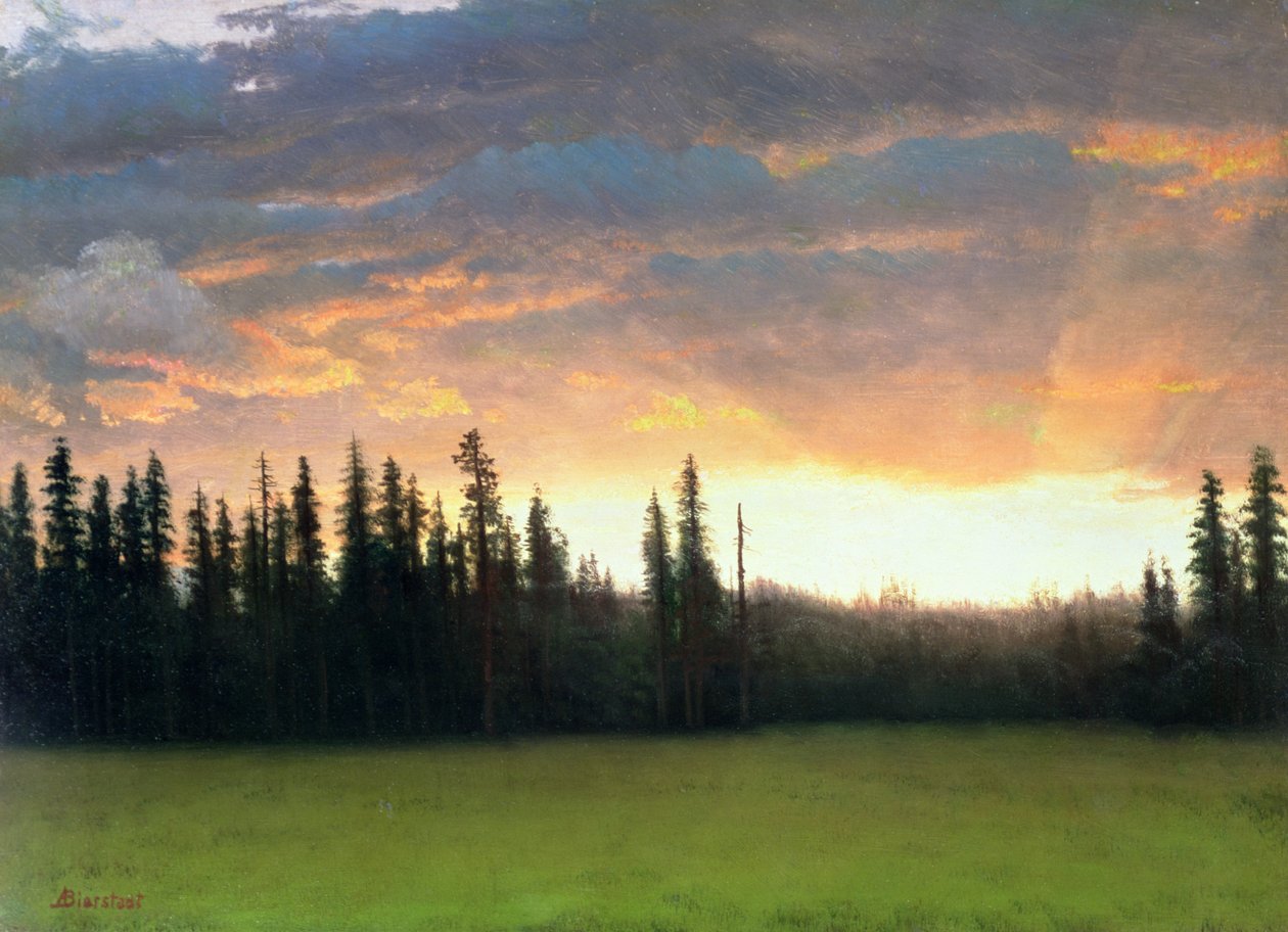 Kalifornian auringonlasku tekijältä Albert Bierstadt