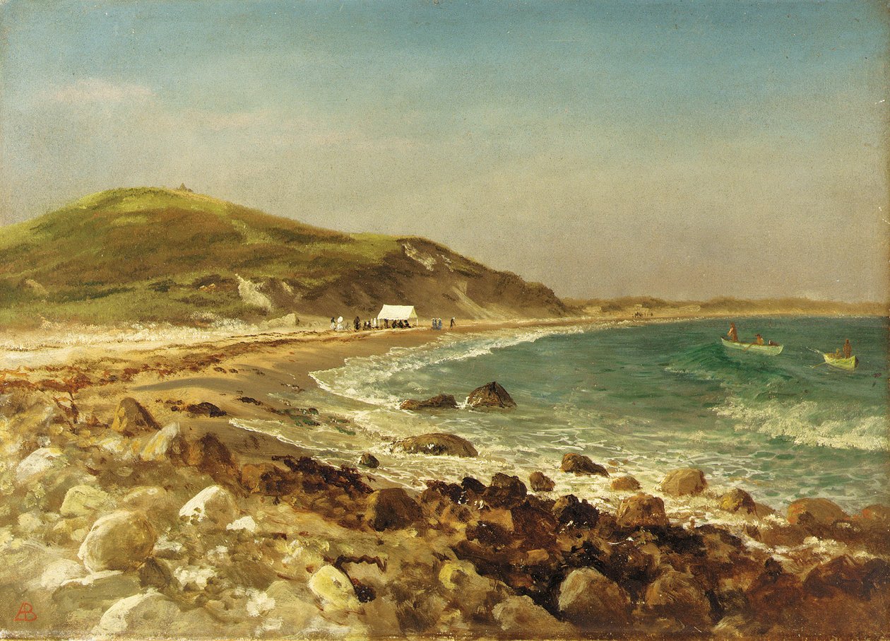 Rannikkokohtaus tekijältä Albert Bierstadt