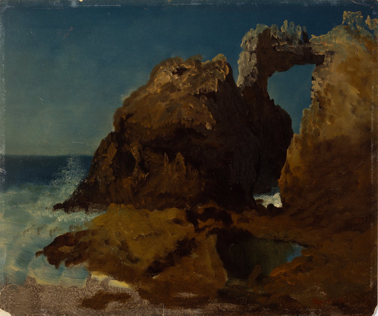 Farralones-saaret, Tyynimeri tekijältä Albert Bierstadt