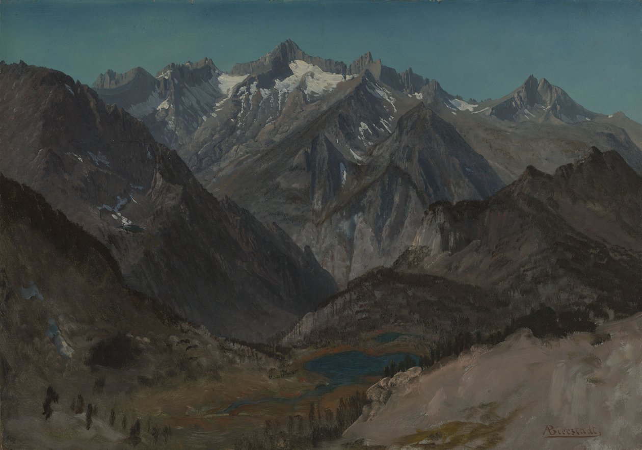Great Western Divide, Sierra Nevada tekijältä Albert Bierstadt