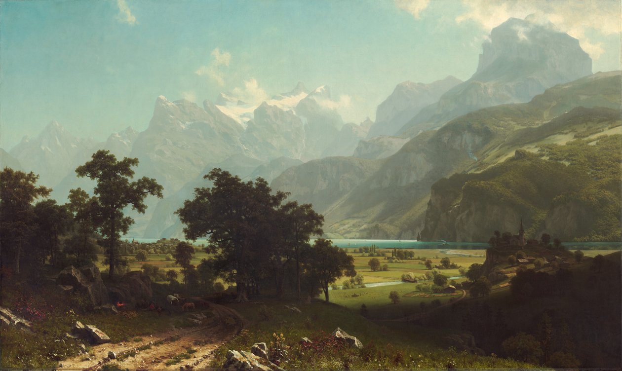 Luzernjärvi tekijältä Albert Bierstadt