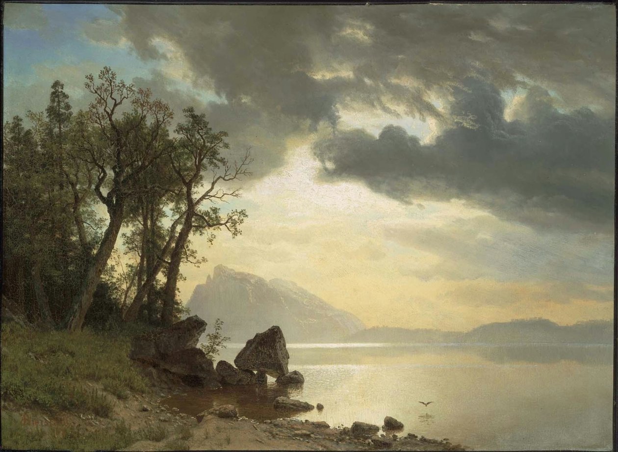 Lake Tahoe, Kalifornia tekijältä Albert Bierstadt