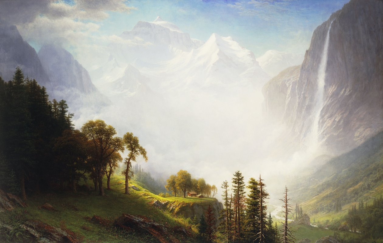 Majesty of the Mountains, 1853-57 tekijältä Albert Bierstadt