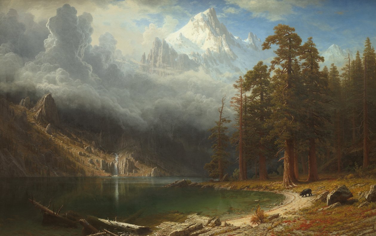 Mount Corcoran, n. 1876–1877 (öljy kankaalle) tekijältä Albert Bierstadt