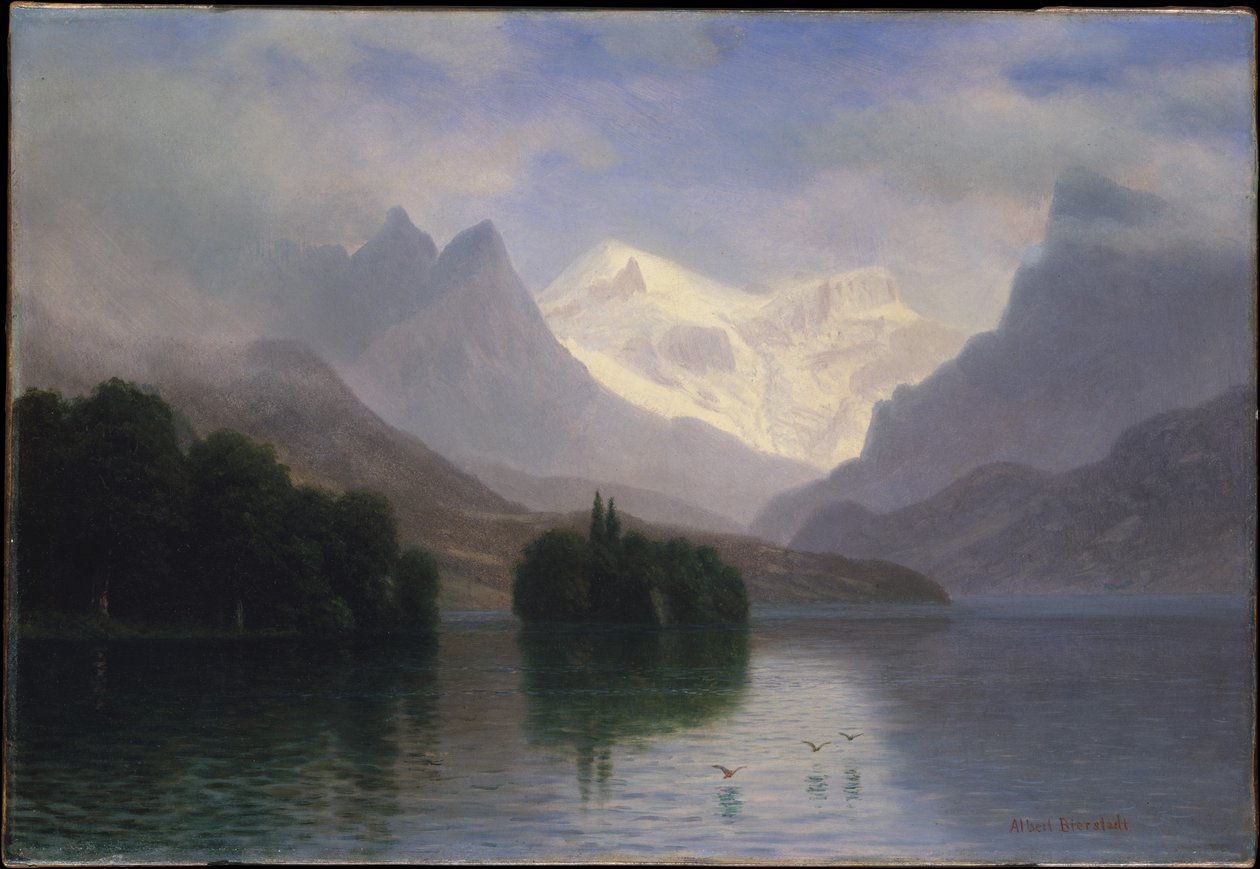 Vuoristomaisema tekijältä Albert Bierstadt