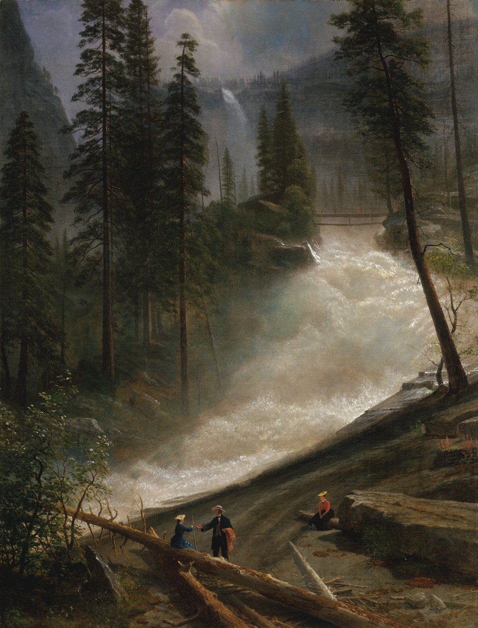 Nevada Falls, Yosemite tekijältä Albert Bierstadt
