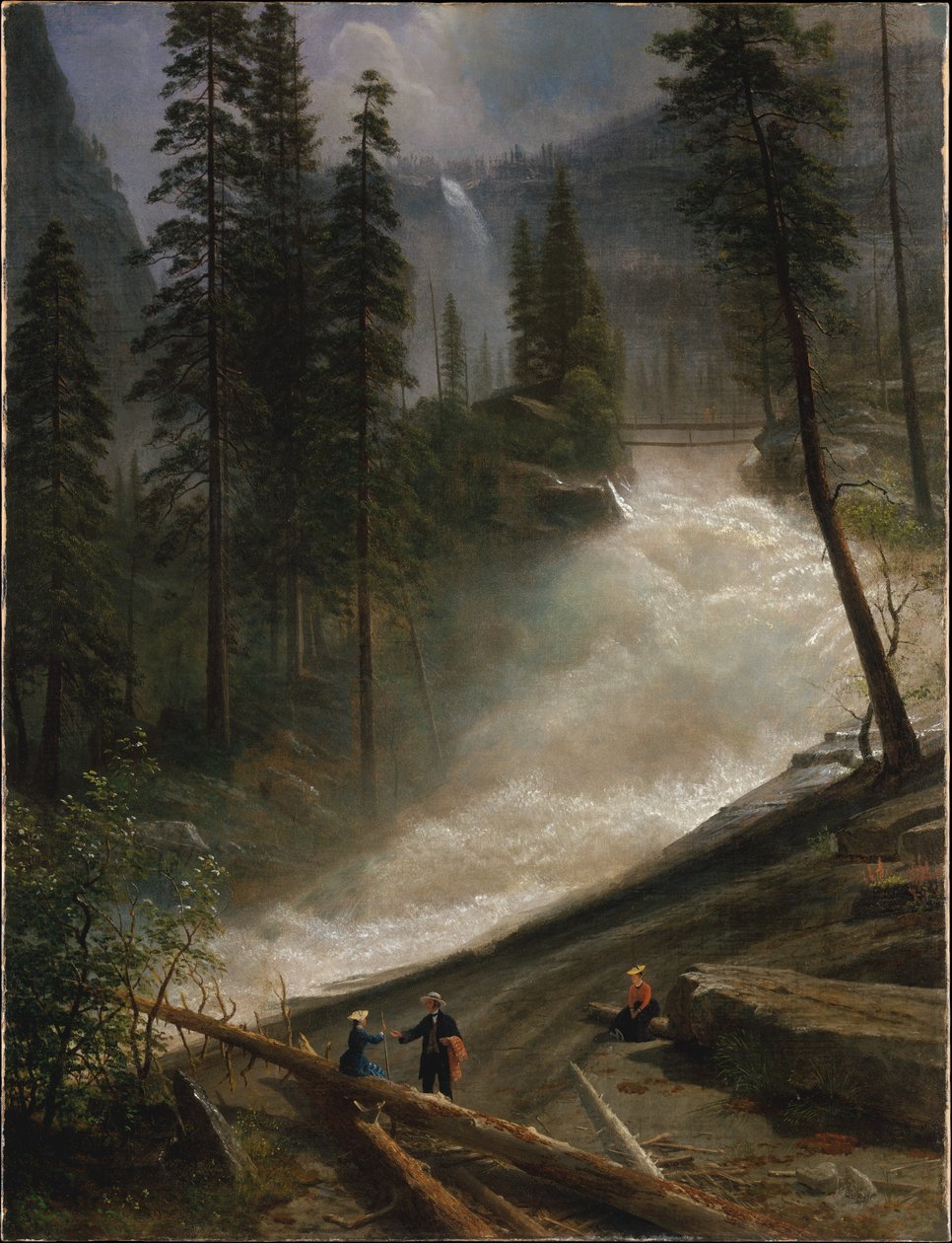 Nevada Falls, Yosemite tekijältä Albert Bierstadt