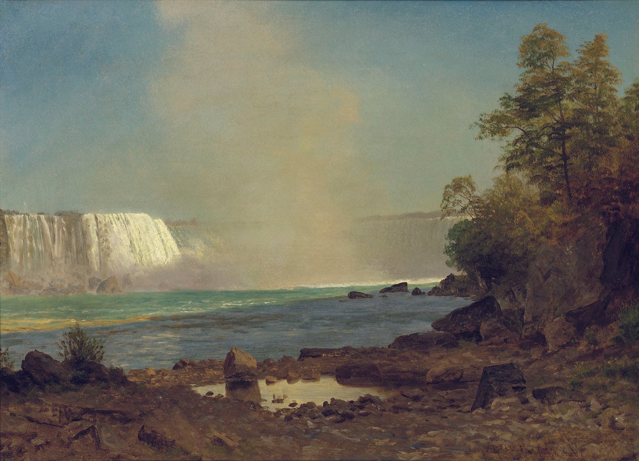 Niagaran putoukset, 1863 tekijältä Albert Bierstadt