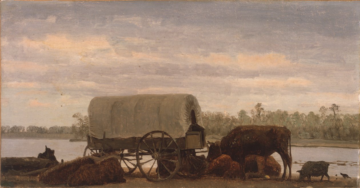 Keskipäivä lautasella tekijältä Albert Bierstadt