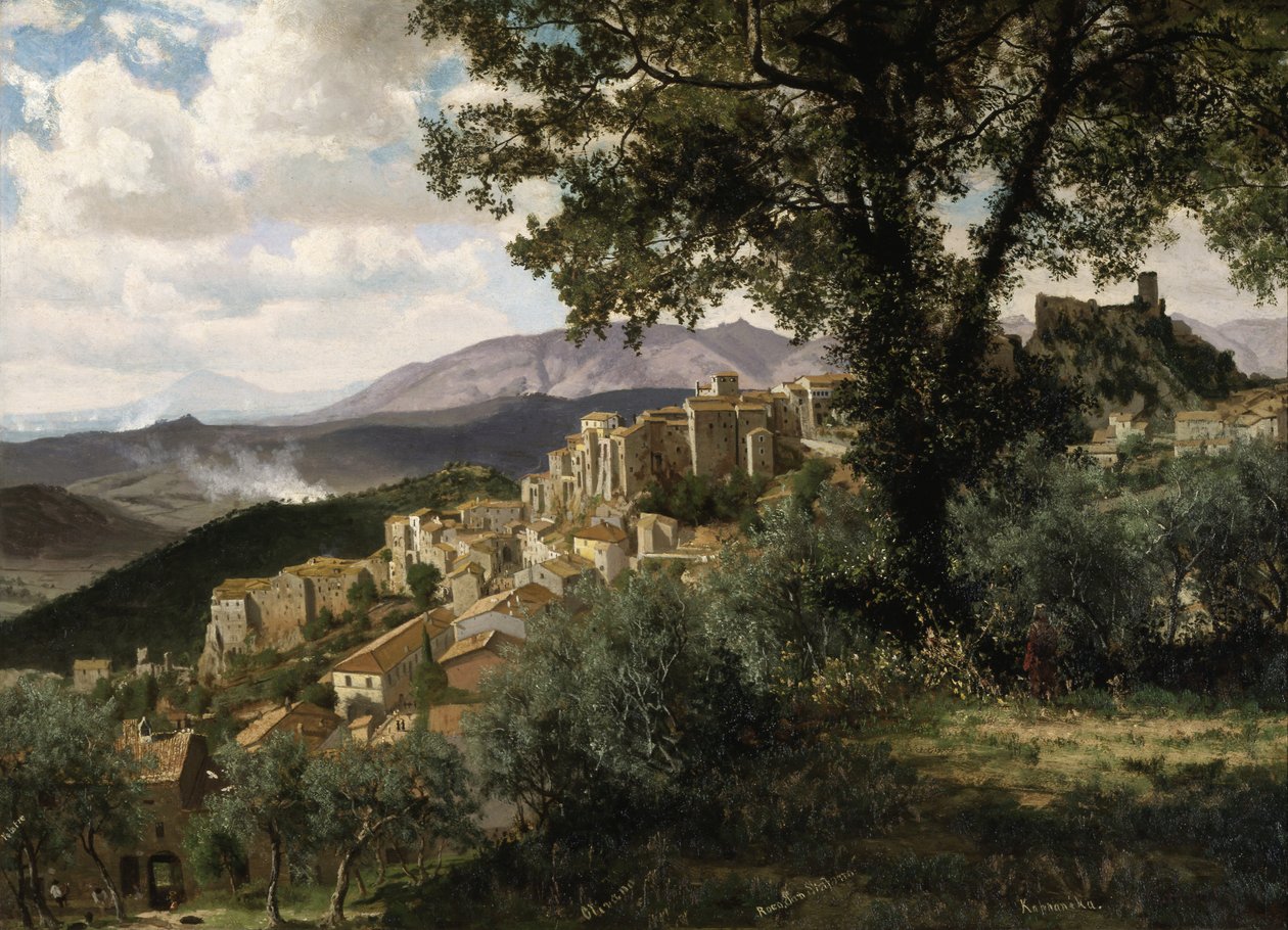 Olevano tekijältä Albert Bierstadt
