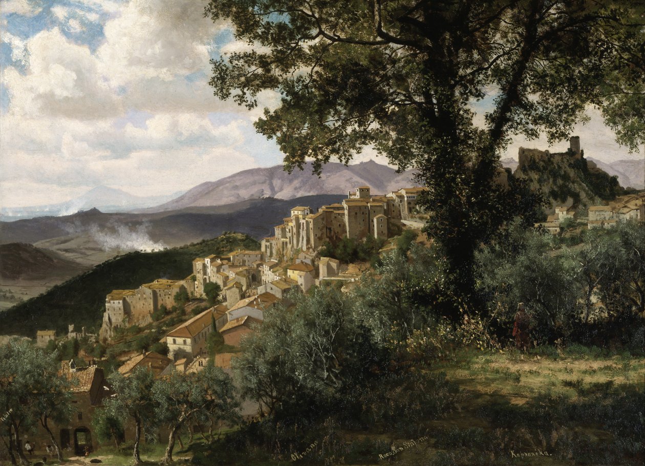 Olevano tekijältä Albert Bierstadt