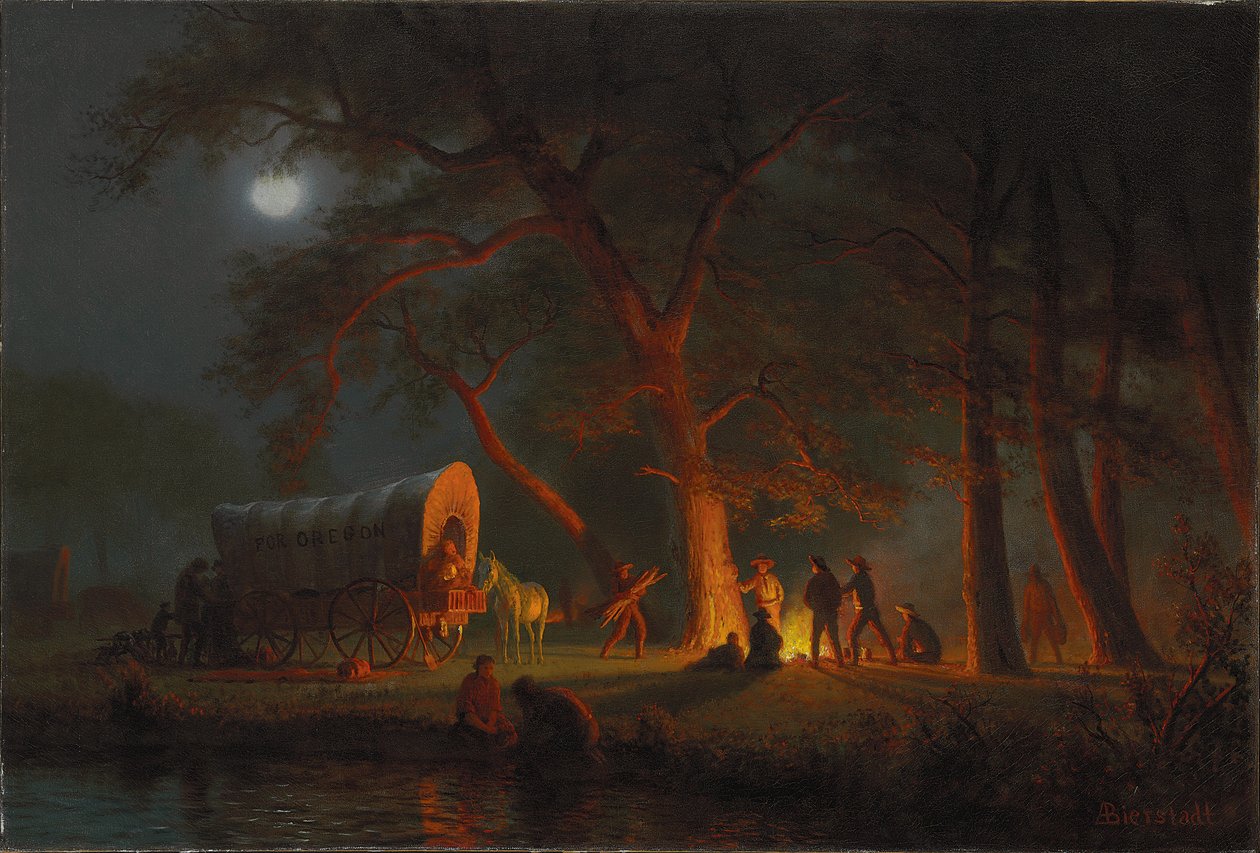 Oregonin polku tekijältä Albert Bierstadt