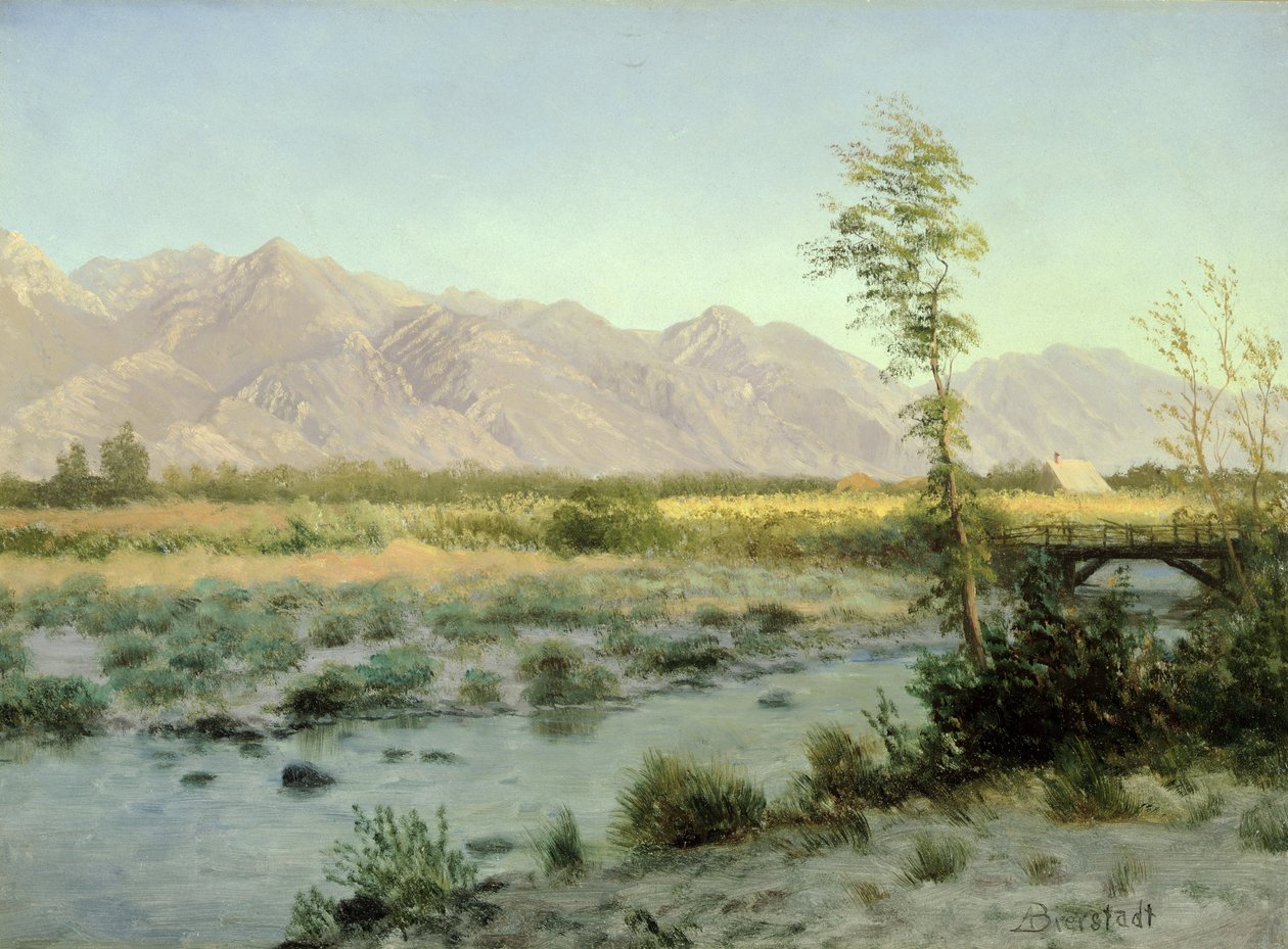 Preeria maisema tekijältä Albert Bierstadt