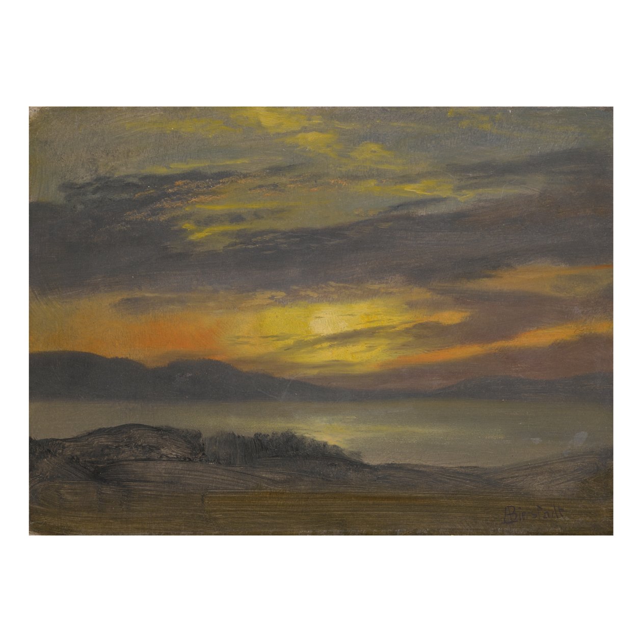 SUNSET tekijältä Albert Bierstadt