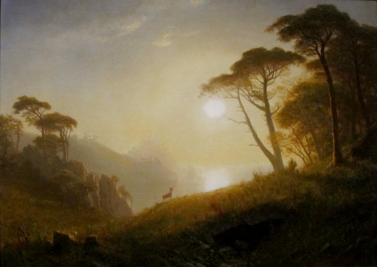 Yosemiten laakson maisemat tekijältä Albert Bierstadt
