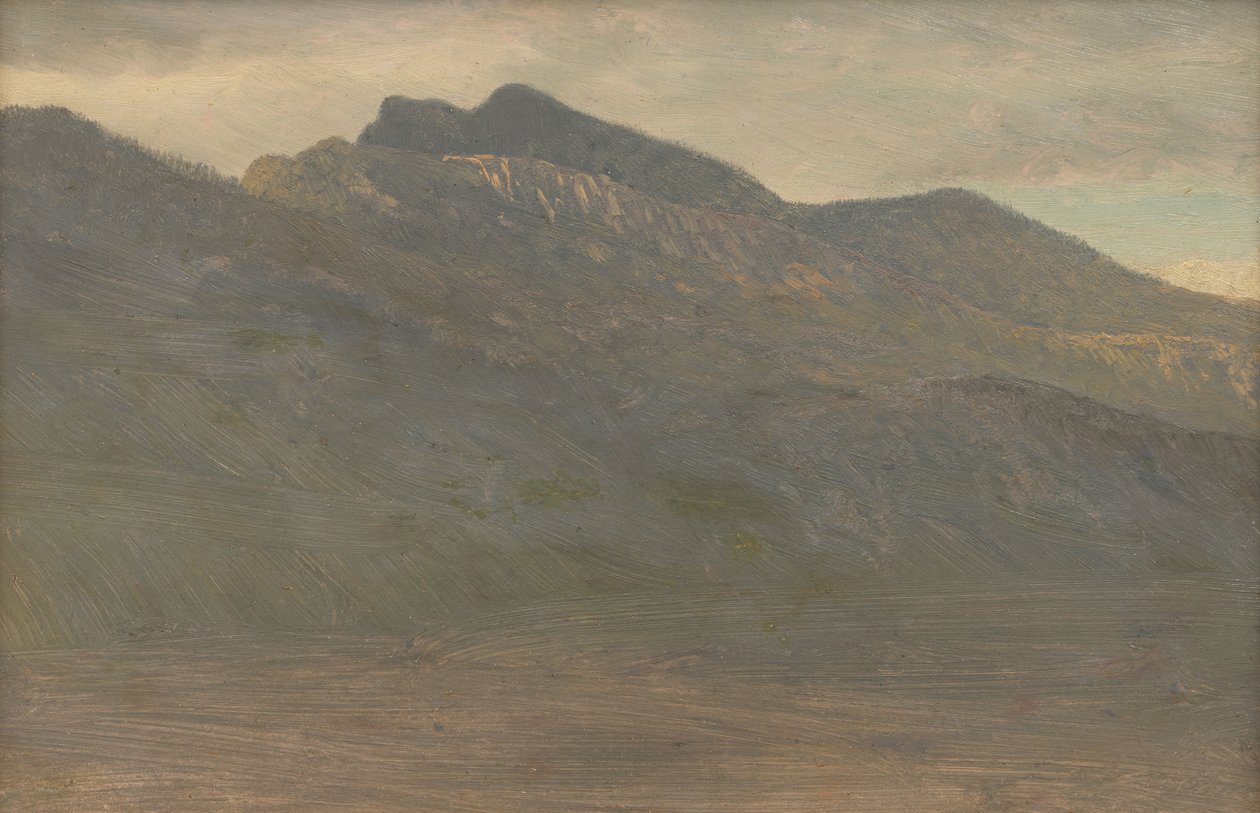 Tyyni vuoristonäkymä (White Mountains, New Hampshire) tekijältä Albert Bierstadt