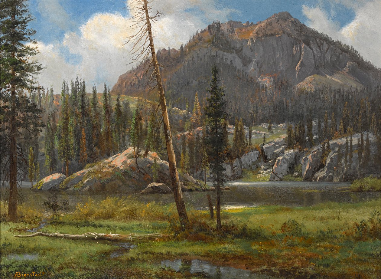 Eteläinen Sierra Nevadan vuoristo tekijältä Albert Bierstadt