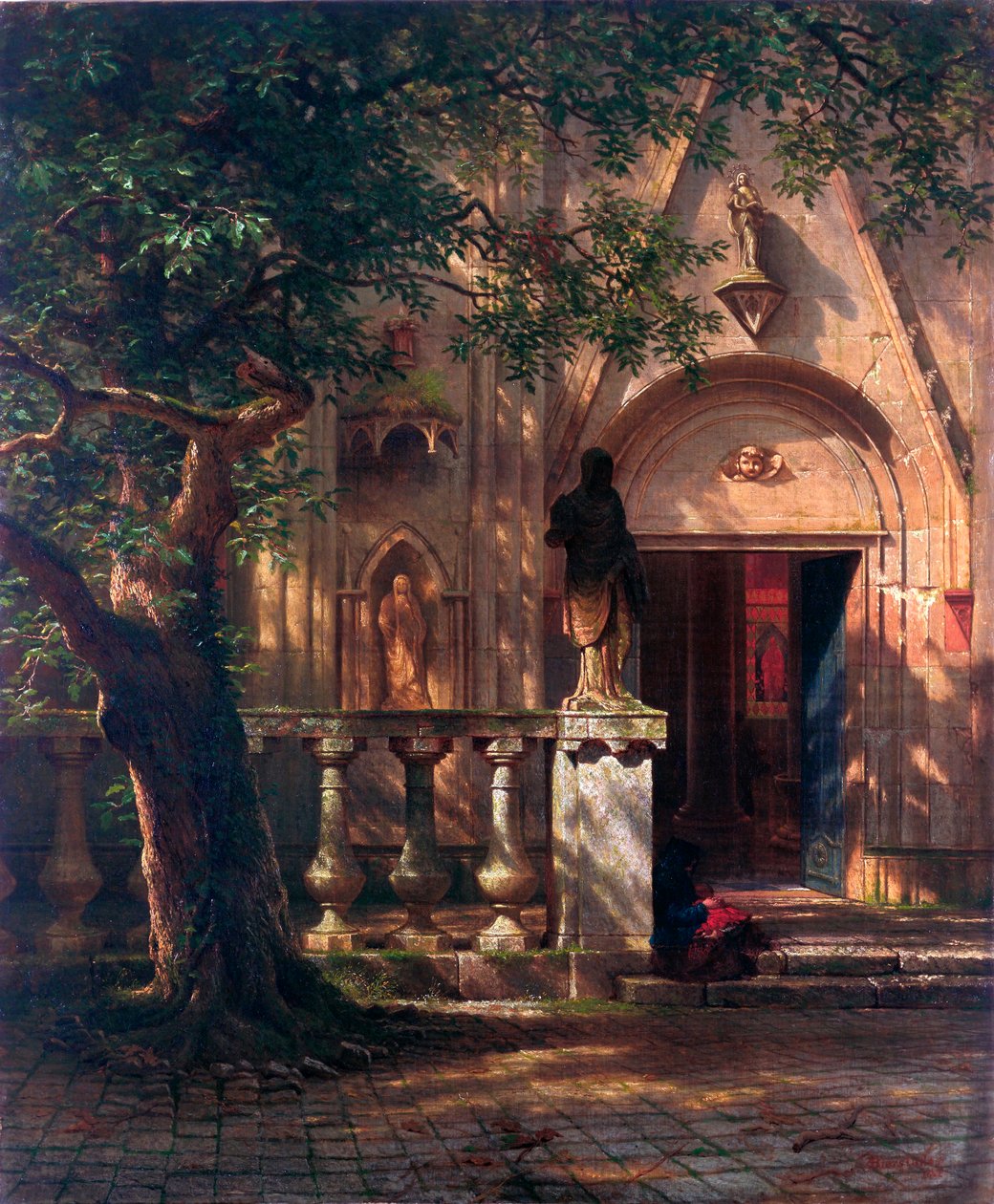 Auringonvalo ja varjo tekijältä Albert Bierstadt