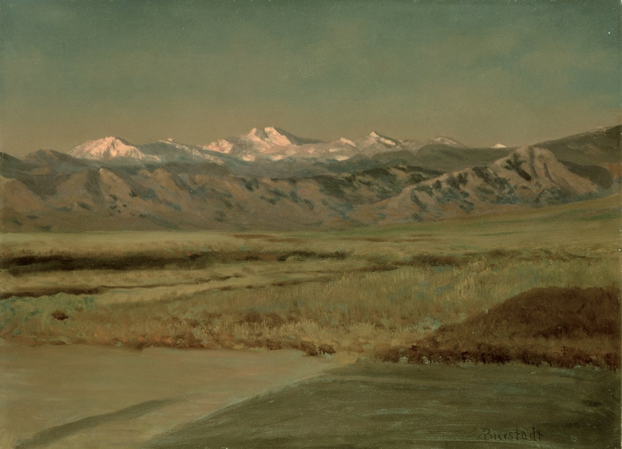 Grand Tetons, Wyoming tekijältä Albert Bierstadt