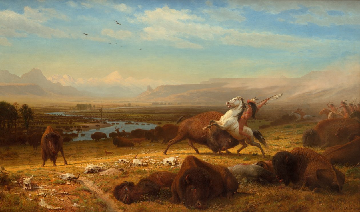 Buffalon viimeinen tekijältä Albert Bierstadt