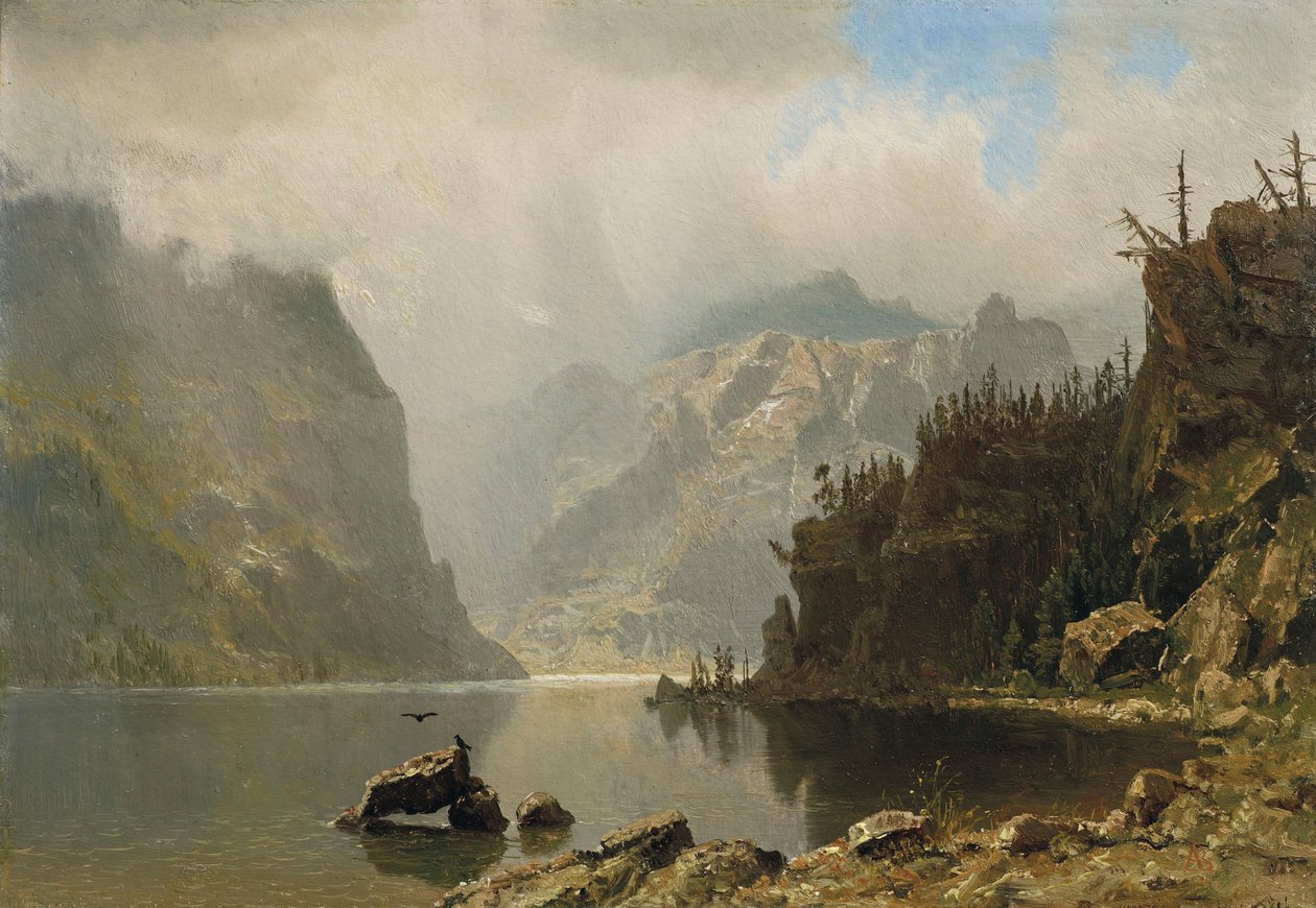 Läntinen maisema tekijältä Albert Bierstadt
