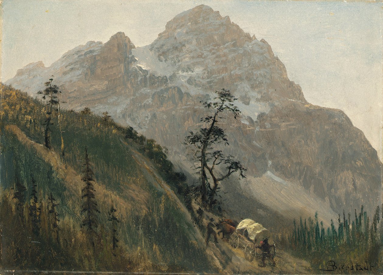 Western Trail, Rockies tekijältä Albert Bierstadt