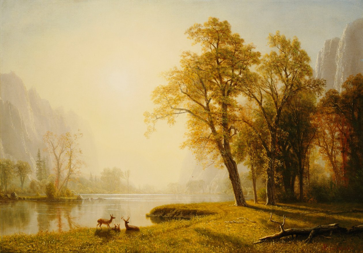 Yosemiten laakso tekijältä Albert Bierstadt