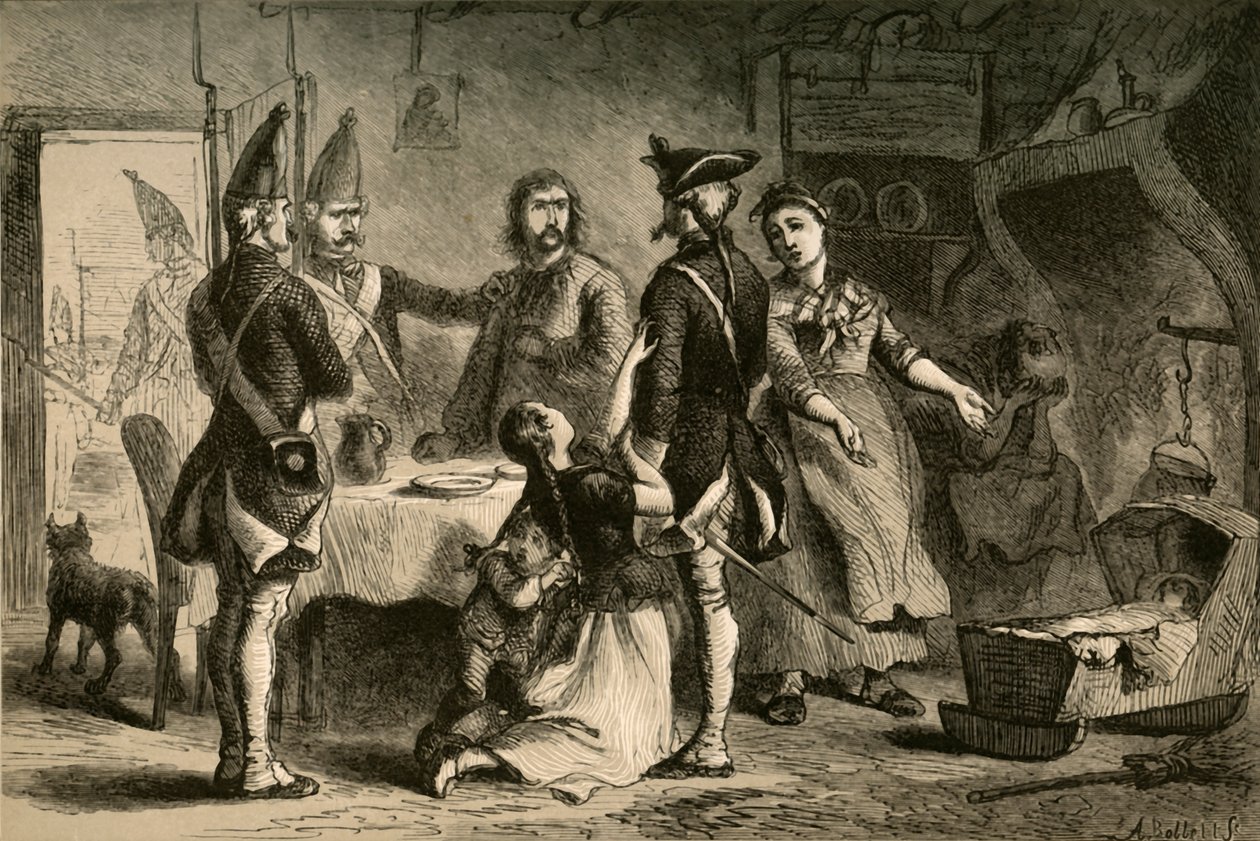 Saksalaisten sotilaiden asevelvollisuus palvelukseen Amerikassa, 1877. tekijältä Albert Bobbett