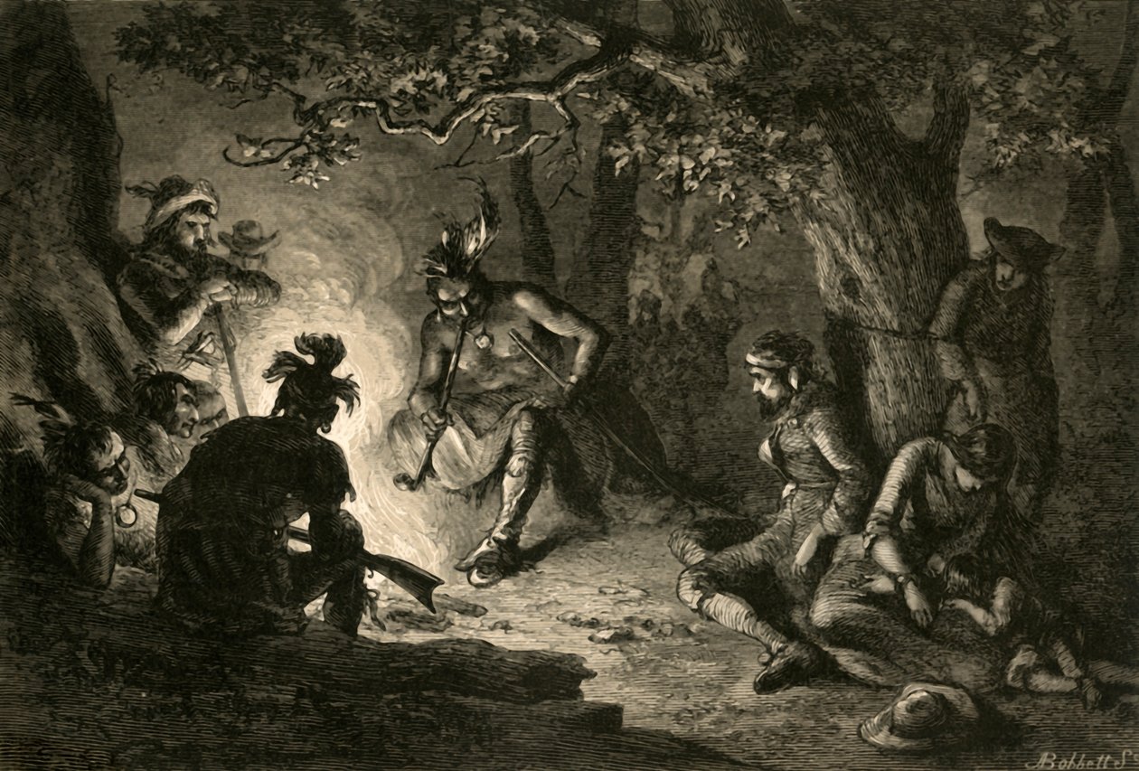 Vankeja Wyomingin laaksosta, 1877. tekijältä Albert Bobbett