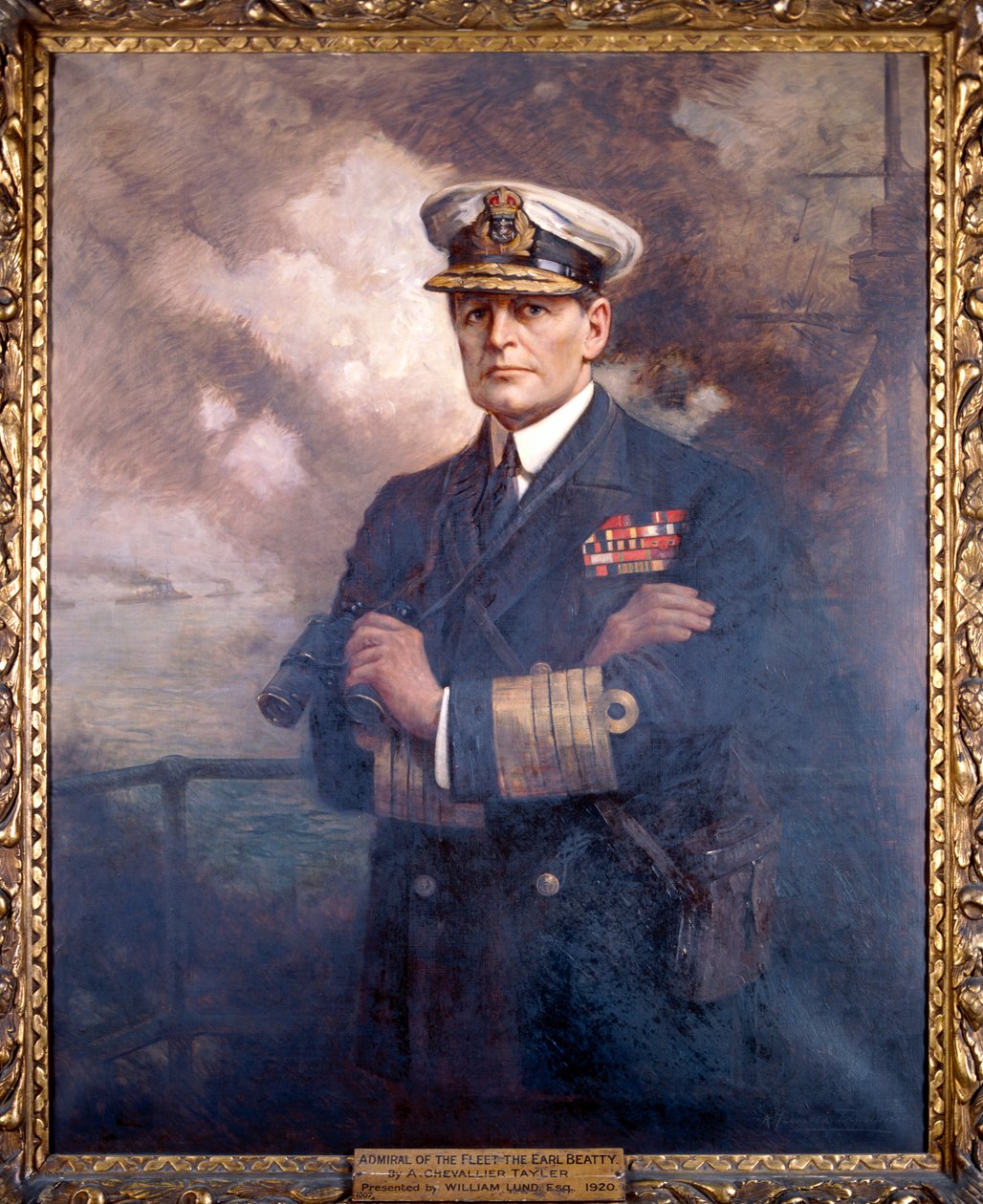 Laivaston amiraali, Earl Beatty, 1920 tekijältä Albert Chevallier Tayler
