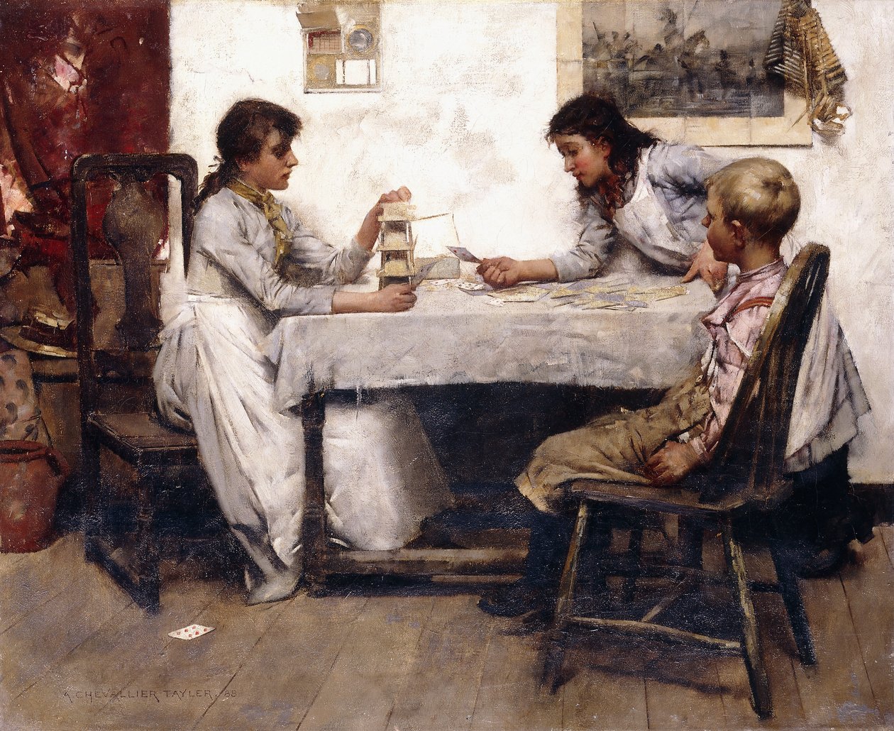 Korttitalo, 1888 tekijältä Albert Chevallier Tayler