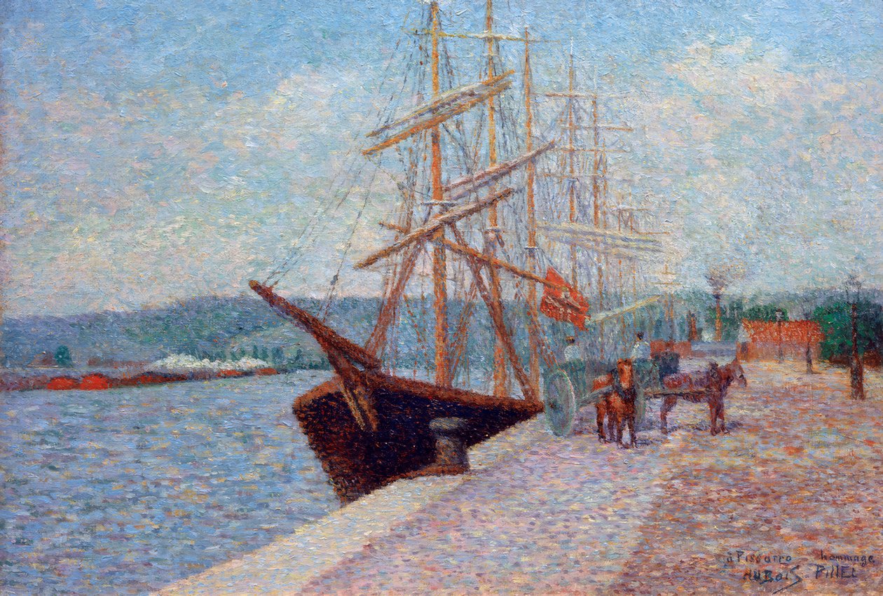 Quai de Lesseps - Rouen tekijältä Albert Dubois Pillet