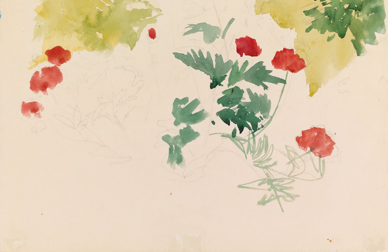 Geraniumit tekijältä Albert Edelfelt