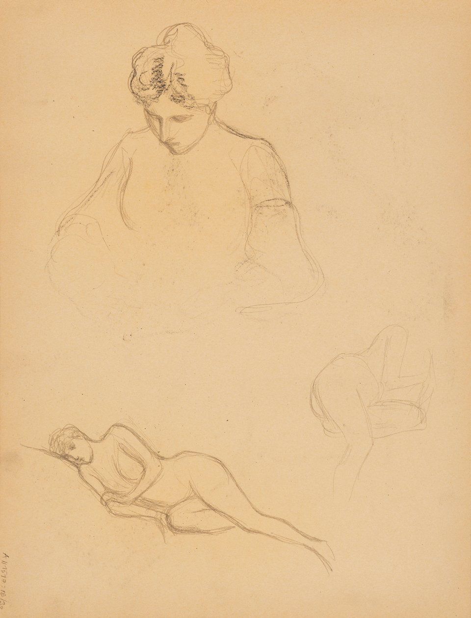 Henkilöluonnoksia tekijältä Albert Edelfelt