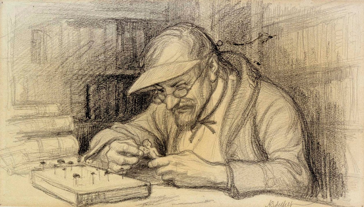 Kuvitus pienestä nerosta tekijältä Albert Edelfelt