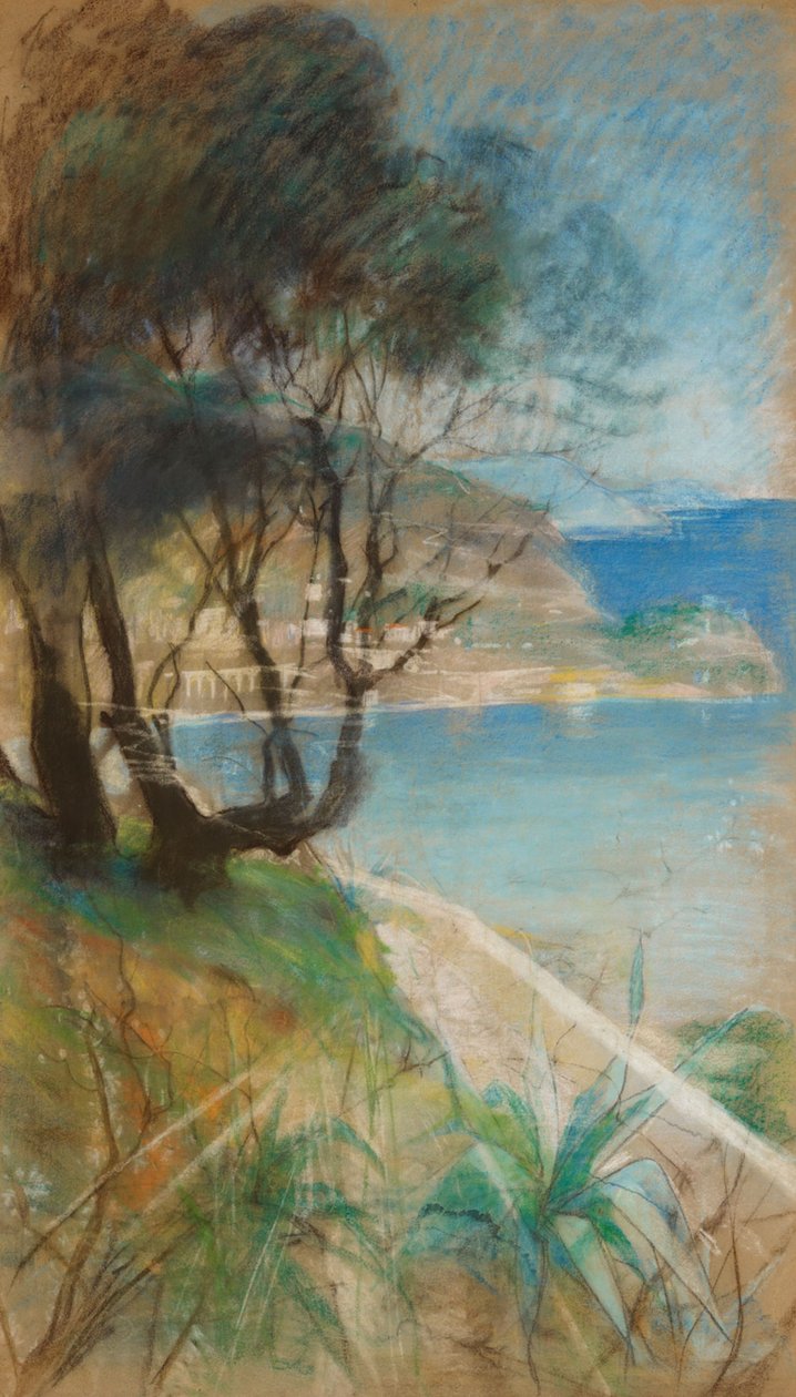 Maisema Välimereltä tekijältä Albert Edelfelt
