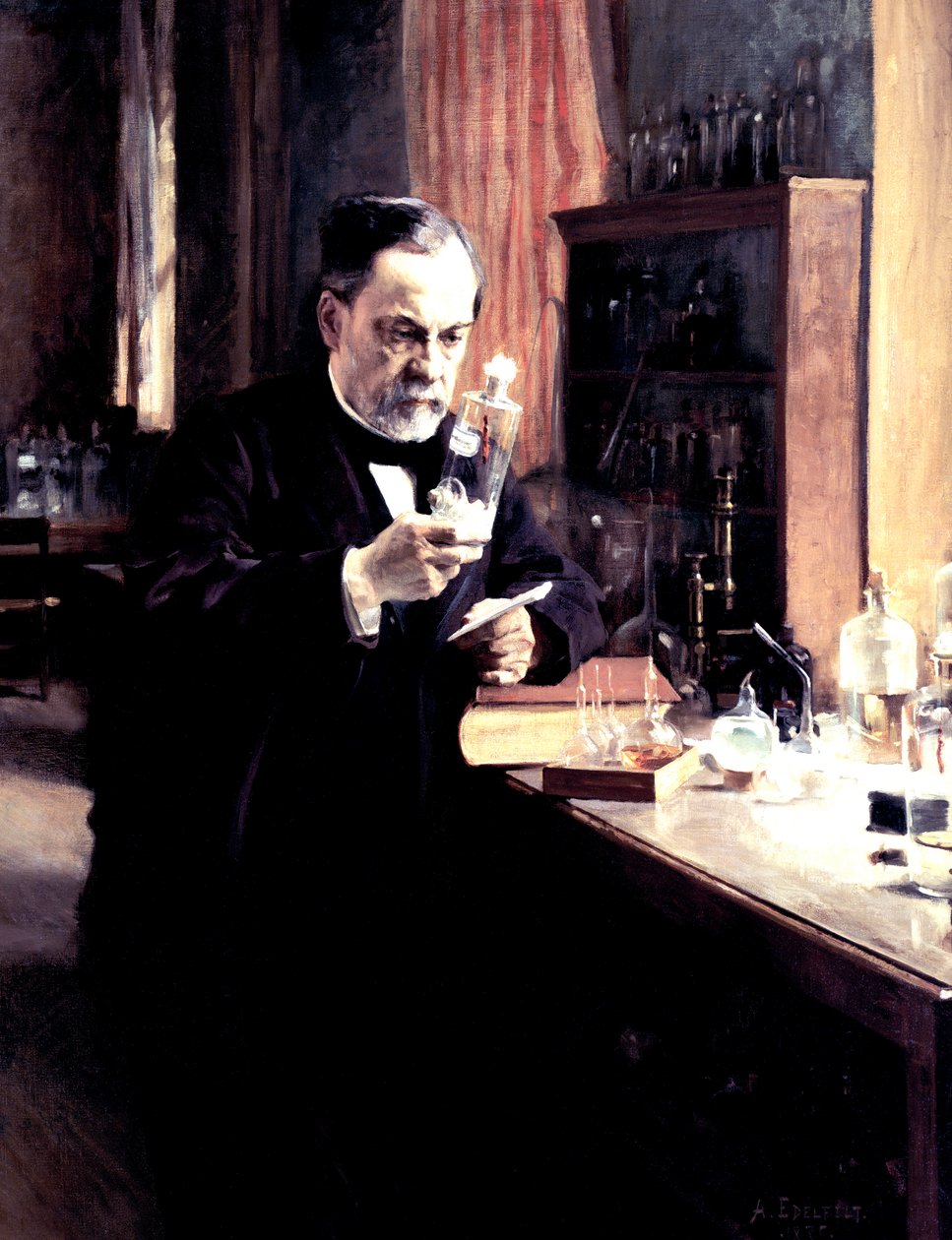 "Louis Pasteur", 1885 tekijältä Albert Gustaf Aristides Edelfelt