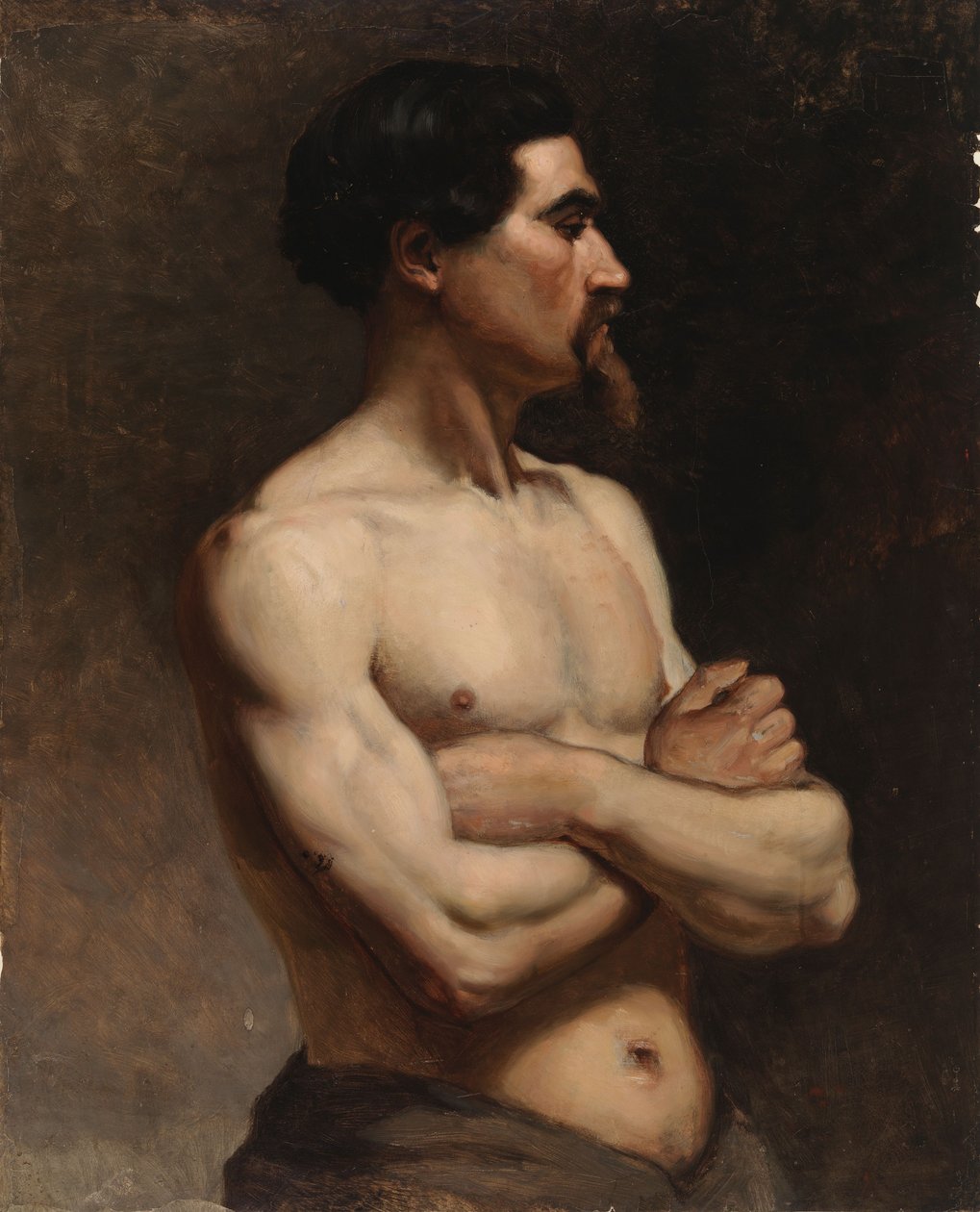 Miesmalli, akatemian opiskelija tekijältä Albert Edelfelt
