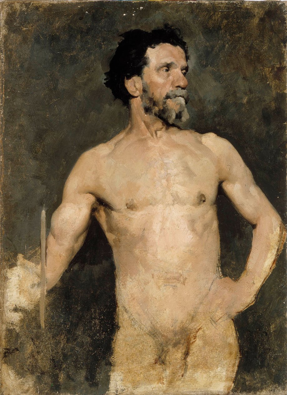 Miesmalli, tutkielma tekijältä Albert Edelfelt