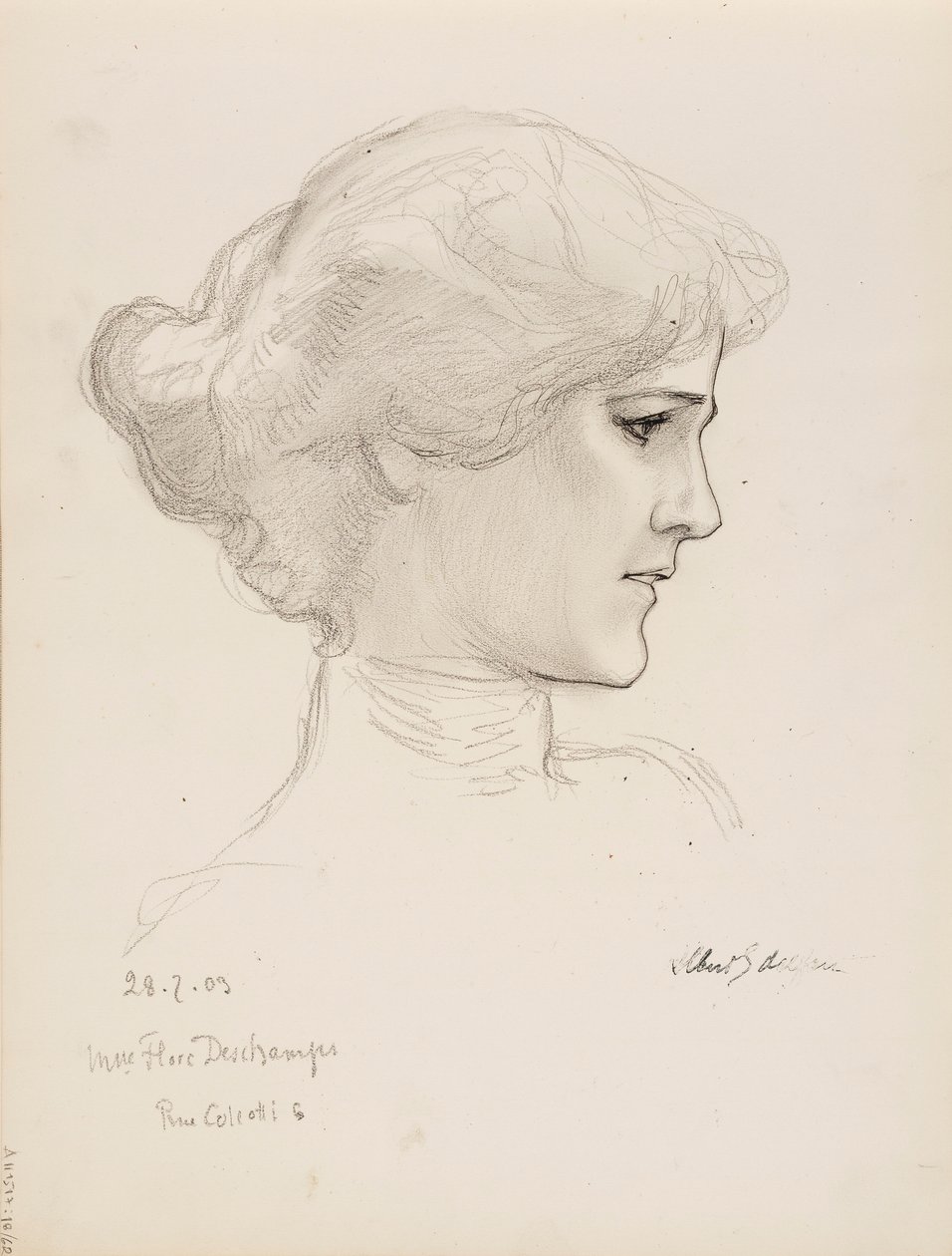 Flore Deschamps tekijältä Albert Edelfelt