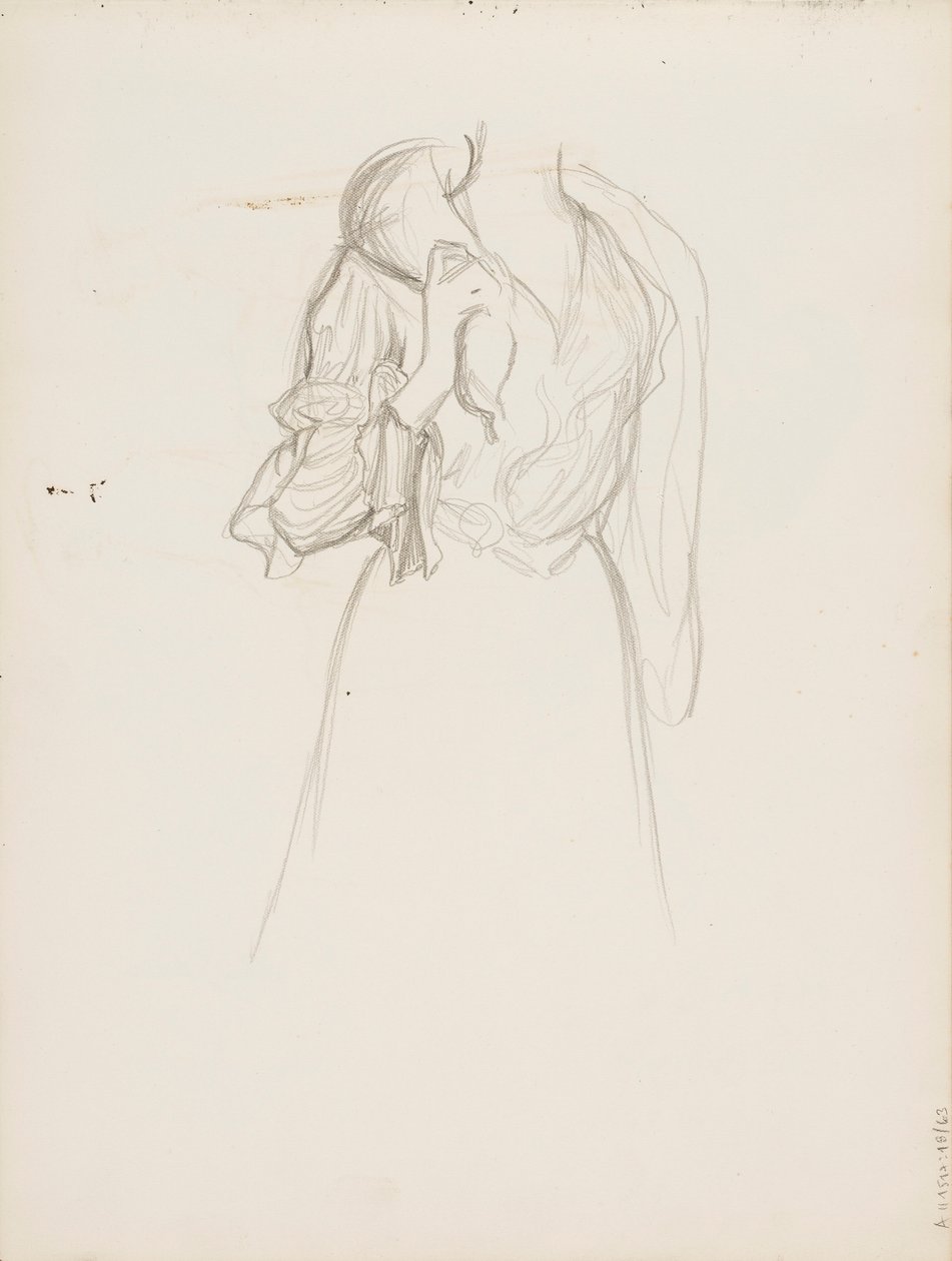 Naishahmo (rouva Flore Deschamps) tekijältä Albert Edelfelt