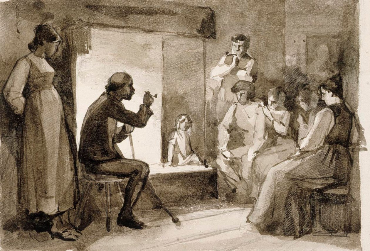 Pistol’s Tales, Sävellystutkimus II. Kuvitukset J. L. Runebergin teokseen Julqvällen (Jouluaatto) tekijältä Albert Edelfelt