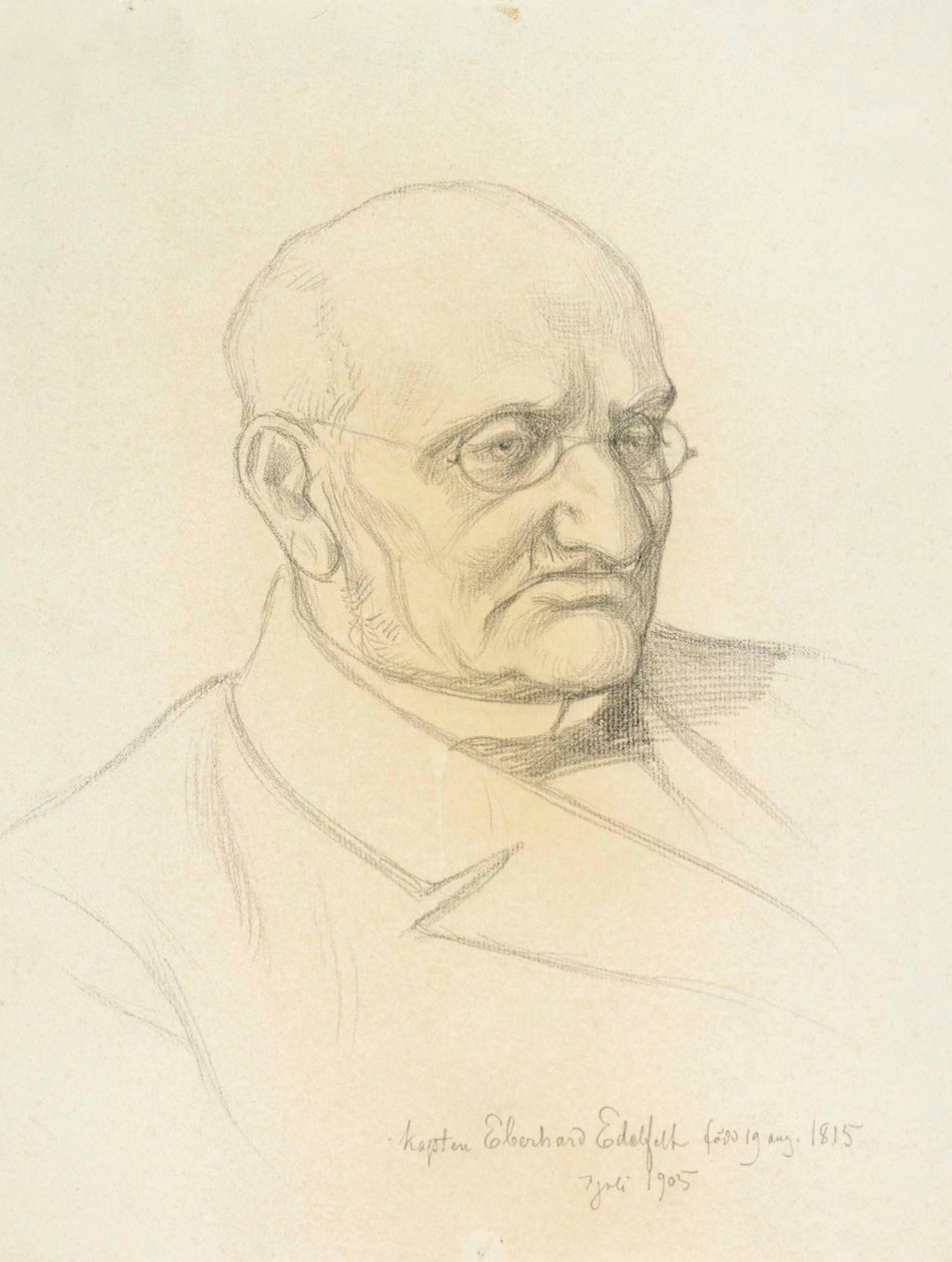 Kapteeni Eberhard Edelfeltin muotokuva tekijältä Albert Edelfelt