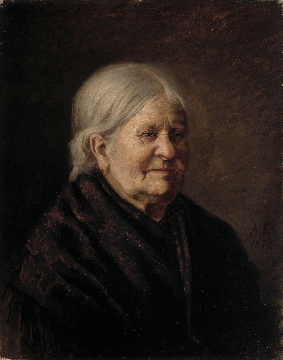 Fredrika Snyggin (Tajta) muotokuva tekijältä Albert Edelfelt