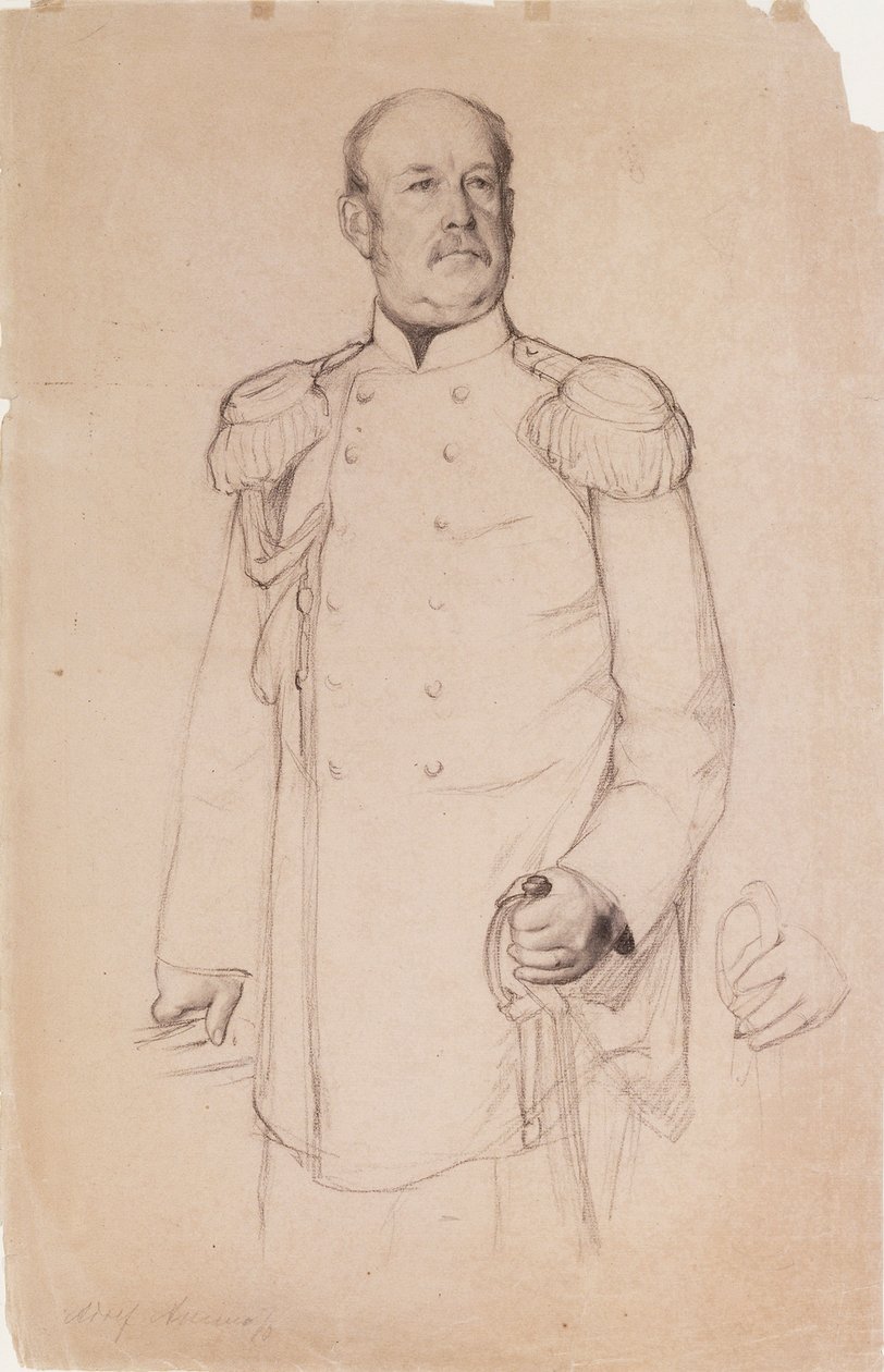 Kenraali Adolf Aminoffin muotokuva tekijältä Albert Edelfelt