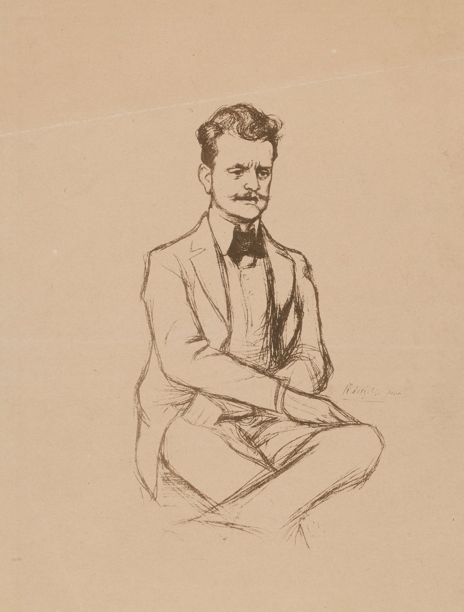 Jean Sibeliuksen muotokuva tekijältä Albert Edelfelt